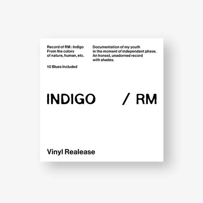 RM BTS Indigo LP Vinyl